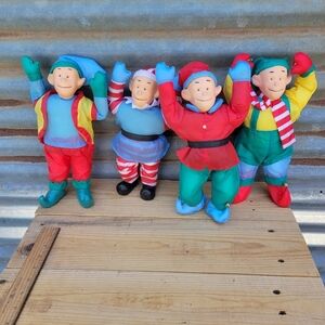 Four Christmas Elves